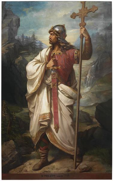 Don Pelayo, Rey De Asturias, 1856 - Luis de Madrazo