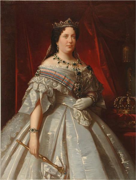 Isabel Ii De España, 1860 - Luis de Madrazo