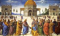 Christ Handing the Keys to St. Peter - Perugino