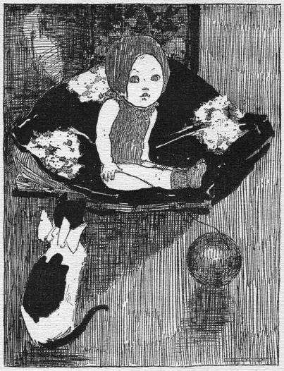 Illustration from In Childhoods Country (Moulton), 1896 - Ethel Reed