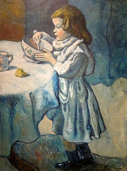 Le gourmet, c.1901 - Пабло Пикассо