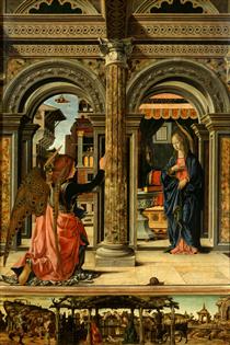 The Annunciation - Francesco del Cossa