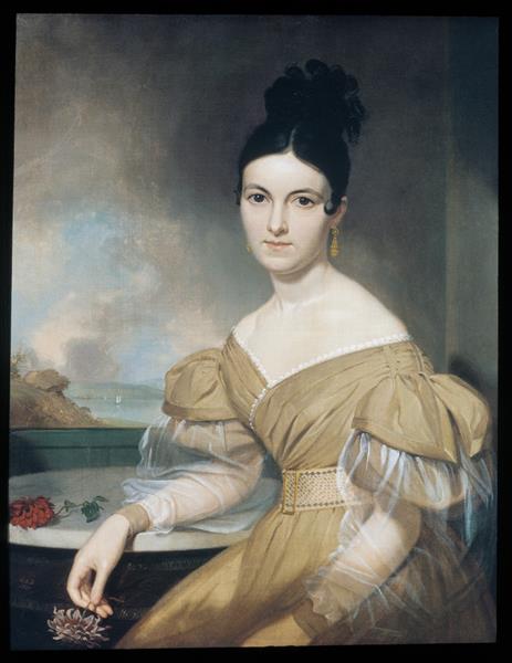 Portrait of Mrs. Winfield Scott - Ашер Браун Дюран
