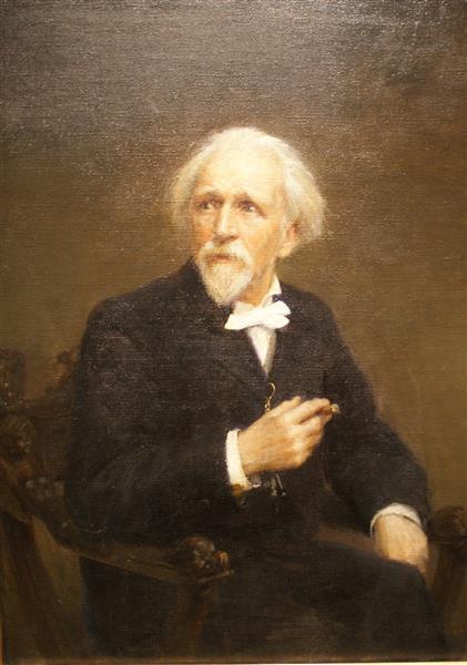 A Portrait of Lev Lagorio, c.1890 - c.1900 - Аполлинарий Горавский