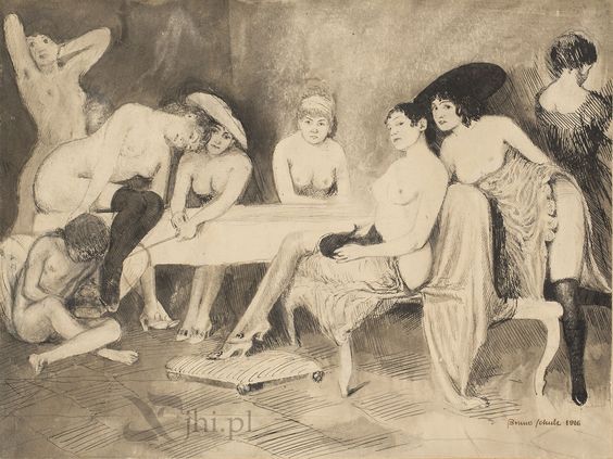Wanton Women, 1916 - Bruno Schulz