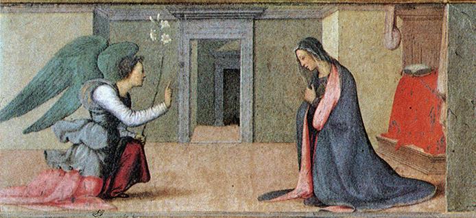 the Annunciation - Мариотто Альбертинелли