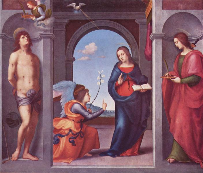 The Annunciation - Mariotto Albertinelli