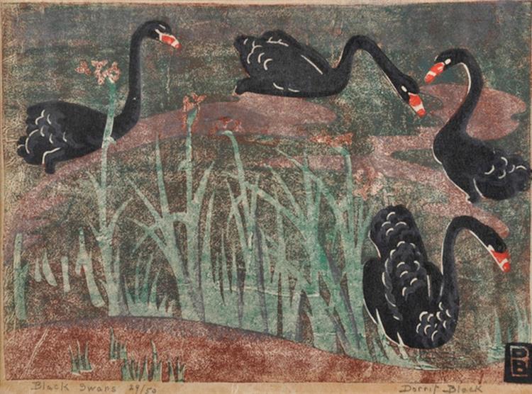 Black Swans, 1937 - Dorrit Black