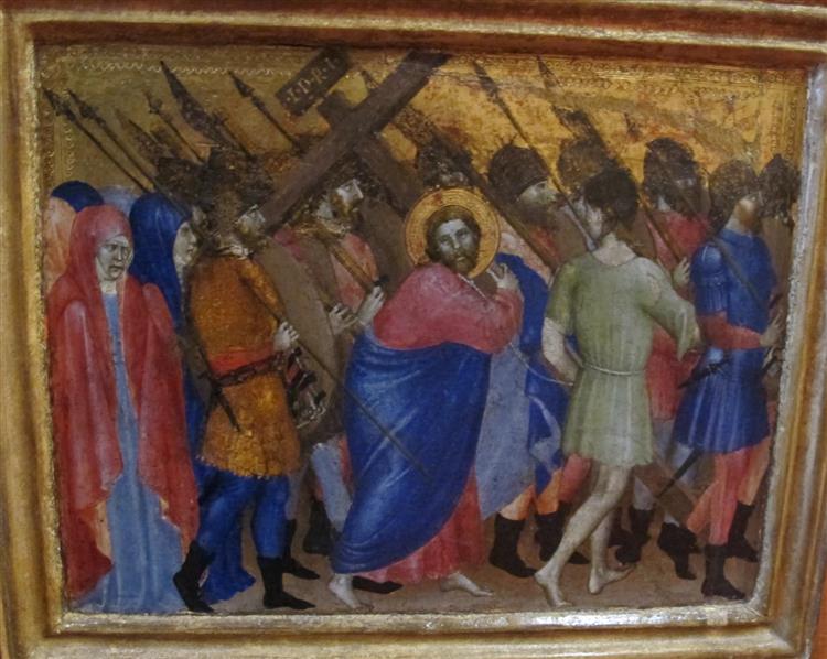 Da Spedale Della Misericordia, Predella 5, Via Crucis, 1370 - 喬凡尼·達·米蘭