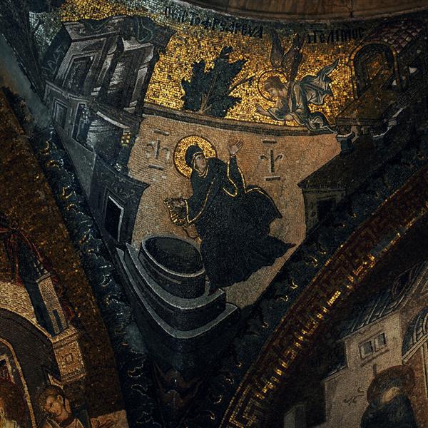 Annunciation Mosaic, 1320 - Byzantine Mosaics