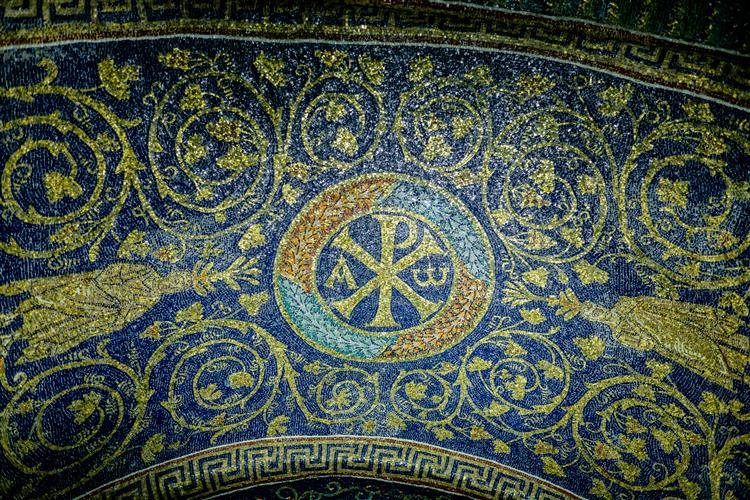 Мавзолей Ді Галла Плацидія, c.425 - Візантійські Мозіїки