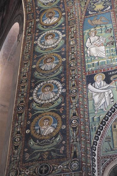 Mosaics of the Evangelists, c.547 - 拜占庭馬賽克藝術