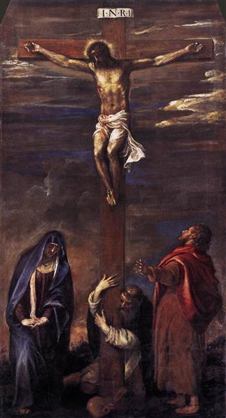 The crucifixion, 1558 - Tiziano
