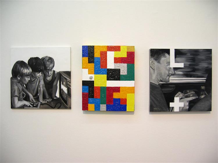 Tetris (triptych), 2004 - Sašo Vrabič
