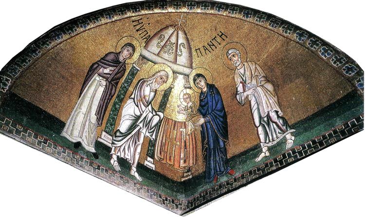 Presentation, c.1025 - Byzantine Mosaics