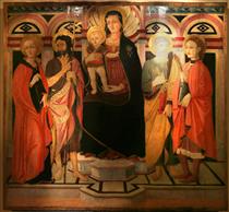 Madonna col bambino in trono e santi - Lo Scheggia