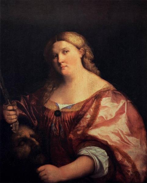 Judith with the Head of Holofernes, c.1523 - Якопо Пальма старший