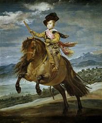 El príncipe Baltasar Carlos a caballo - Diego Velázquez