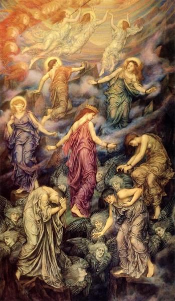 The Kingdom of Heaven Suffereth Violence, 1910 - Evelyn De Morgan
