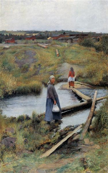 The Short Cut, 1892 - Pekka Halonen