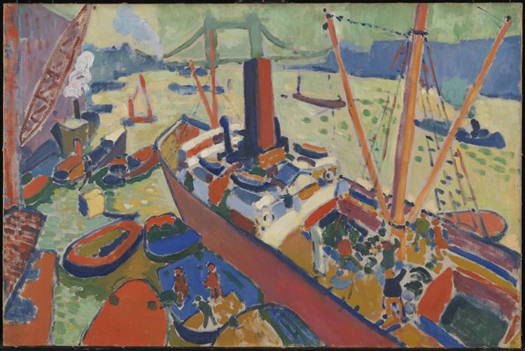 The Pool of London, 1906 - Andre Derain