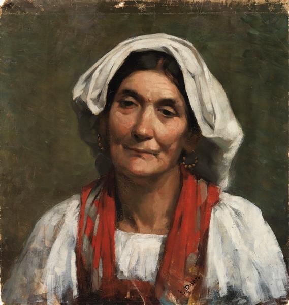 Old Provençal Woman - Elin Danielson-Gambogi