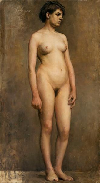 Nude Female Model - Pekka Halonen