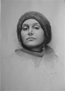 Portrait of a Woman - Reza Rahimi Lasko