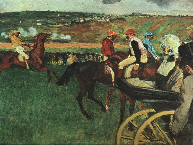 At the Races, c.1874 - c.1877 - Edgar Degas