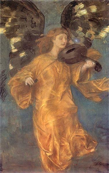 Golden Angel, c.1900 - Théodor Axentowicz