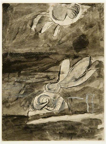 Study for Illustration for 'Poems, 1937–1942' by David Gascoyne, 1942 - Graham Sutherland