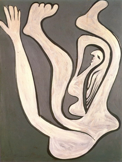 Female acrobat, 1930 - Пабло Пикассо