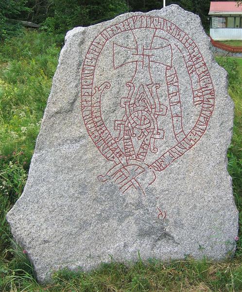 The Runestone at Fjuckby, c.1000 - Art viking