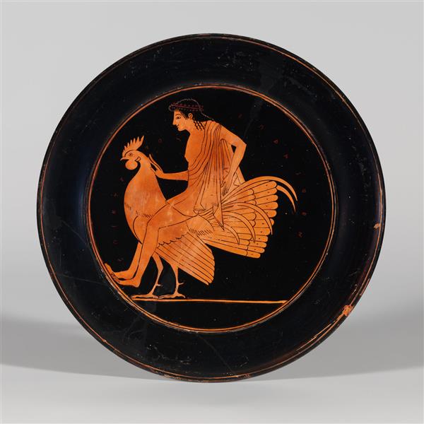 Terracotta Plate, c.510 BC - Céramique grecque antique