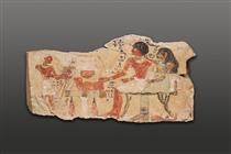 Stela of Intef and His Wife, Dedetamun - 古埃及