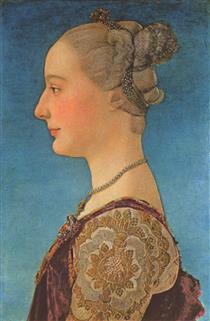 Portrait of a Woman - Antonio del Pollaiolo