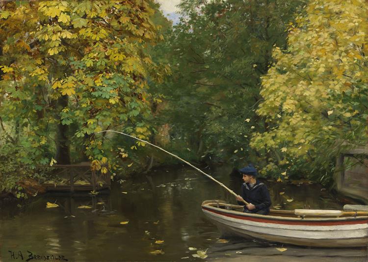 Fishing Boy, c.1890 - Hans Andersen Brendekilde