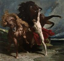 Automedon with the Horses of Achilles - Henri Regnault