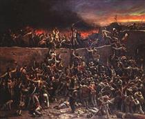 Soldiers at the Alamo - Henry Arthur McArdle