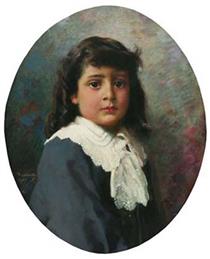 Portrait of a child - Jan Václav Mrkvička