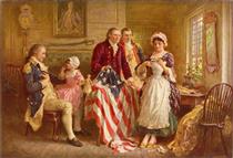 Betsy Ross, 1777 - Jean Leon Gerome Ferris