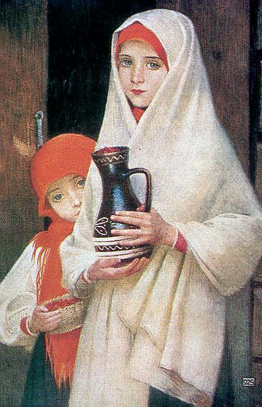 Slovak Girls, 1905 - Marianne Stokes