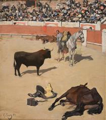 Bulls (dead Horses) - Ramon Casas i Carbó