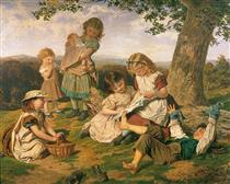 The Children's Story Book - Sophie Gengembre Anderson