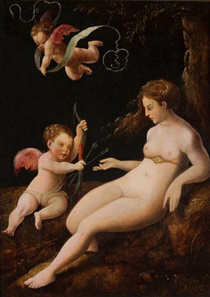 Venus and Cupid - Lucas van Leyden