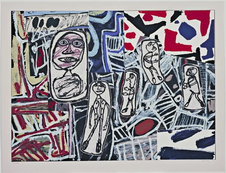 Memorable Facts III from the series Memorable Facts, 1978 - Jean Dubuffet