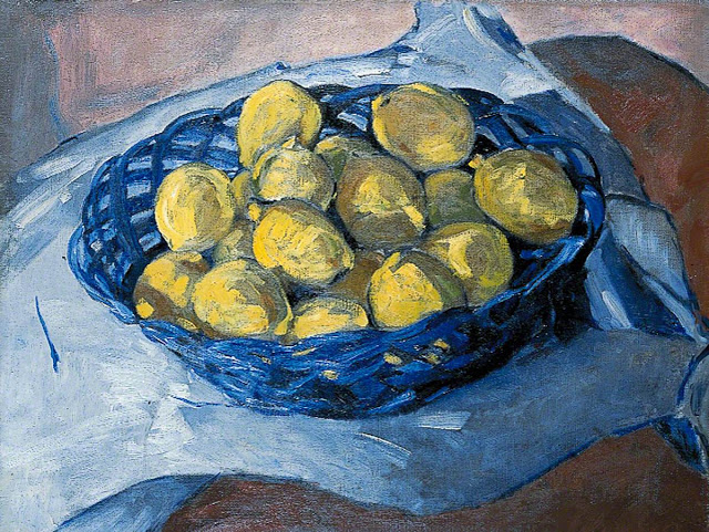 Lemons in a Blue Basket, 1922 - Christopher Wood
