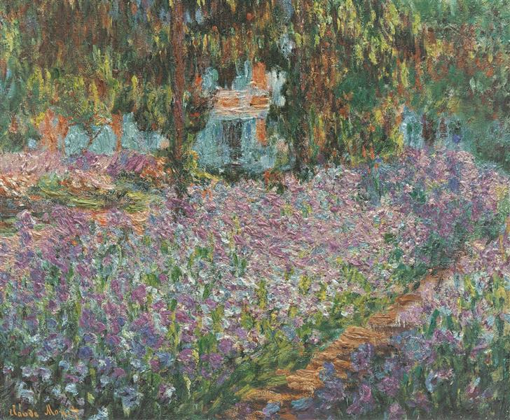 The Artist's Garden at Giverny, c.1900 - Claude Monet
