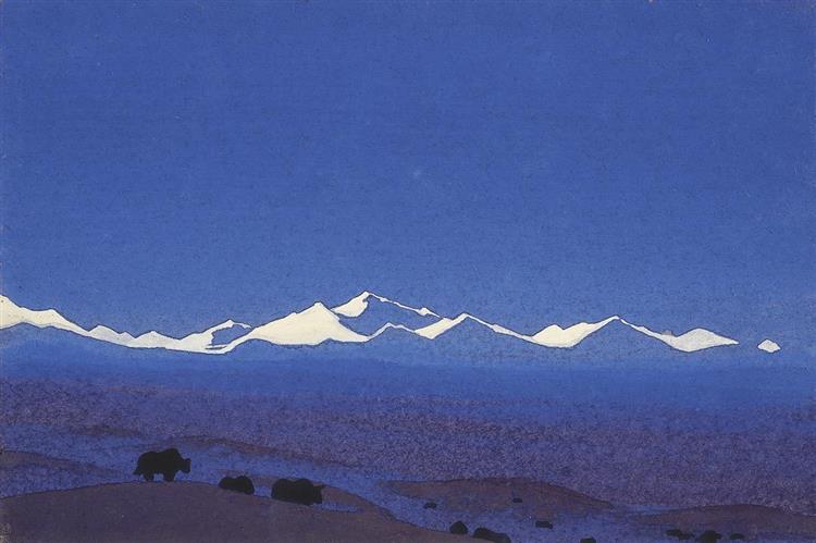Nan Shan, Tibetan Frontier, 1936 - Микола Реріх