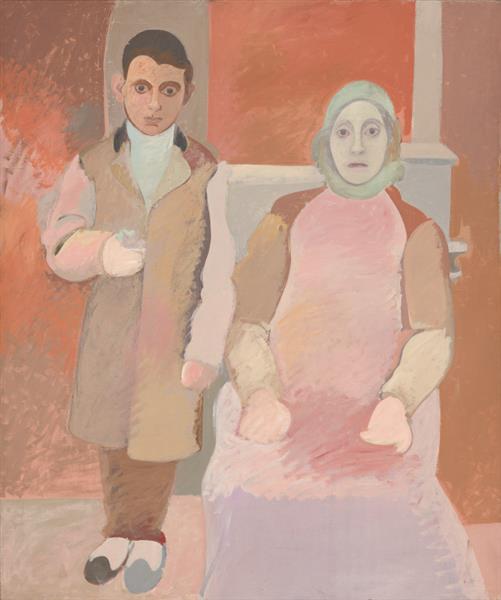 The Artist and His Mother, c.1926 - c.1942 - Arshile Gorky
